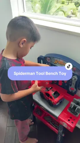 Spider-Man Marvel Tool Bench Car Pit Stop Toy #kidstoys #spiderman #cartoy @World Tech Toys 2.0 