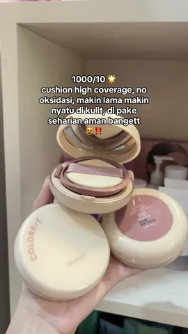 cushion nya wardah emng gausah di raguin sii💋 #wardah #wardahcolorfit #cushion 