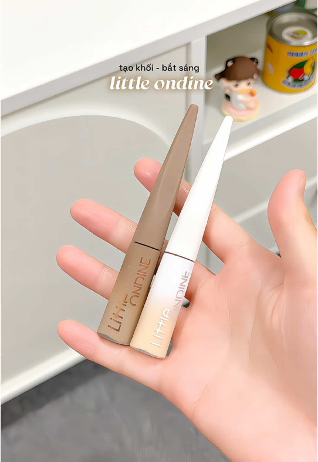 chất mềm ẩm nên dễ tán lắm luôn 😻 lên da không bị vón #xuhuong #littleondine #goclamdep #makeup #LearnOnTikTok #review #unboxing