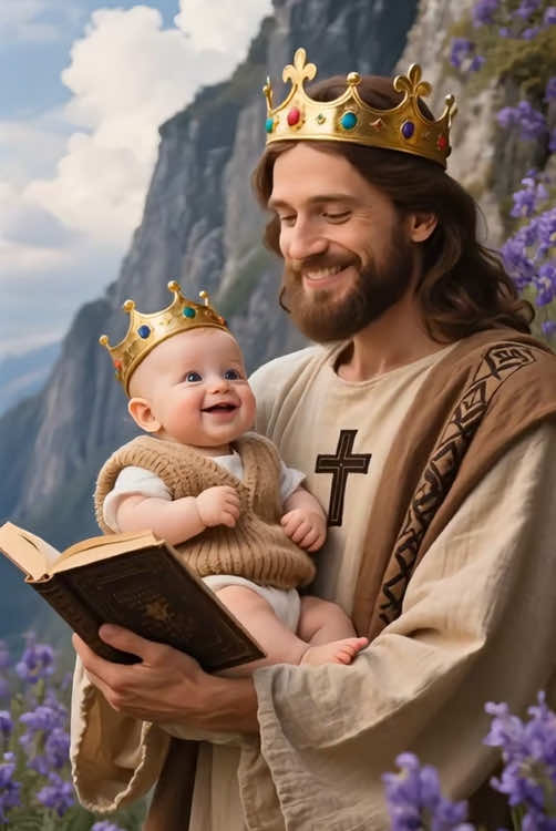 Jesus and baby #jesus #baby #tik tok #jesuslovesyou#cutebaby 