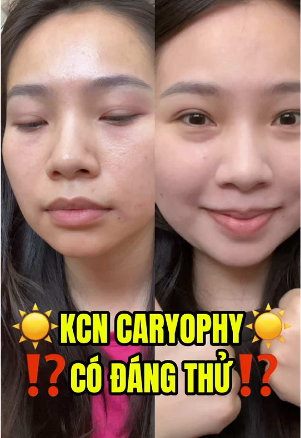 review kem chống nắng Caryophy #xuhuong #fyp #chamsocda #skincare #skincaretips #skincareroutine #kemchongnang #kcn #dadầumụn 