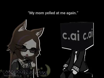 “Ai is bad for you 😡 “ “aw shucks” #gacha #lunimememes #c.ai #characterai #memecringe 