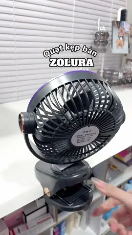 Chiếc quạt kẹp bàn siêu tiện ✨ #unboxing #review #quatkepban #quatdeban #quatkepbanzolura #zolura #xuhuong #fyp #viral #viralvideo 