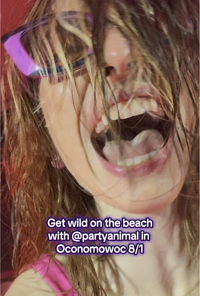 Wild beach party in Oconomowoc, WI Friday 8/1 with @!PARTY ANIMAL 80’s Party Band #liveband #80s #oconomowoc #liveband #coverband 