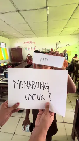 Menabung untuk apa ni adik2? #sosialisasi#gemarmenabung #sosialisasigemarmenabung #kegiatankkn #unimedmedan #kkndesabingkat #trendkkn 