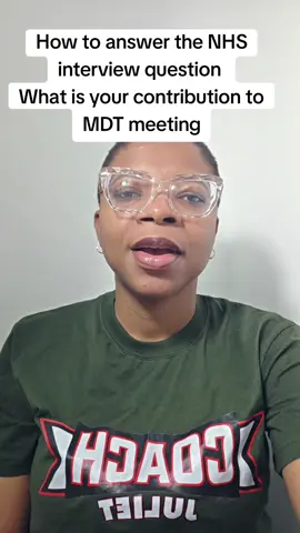 Your input in a multidisciplinary  meeting should be things that can promote patient centred care.  #interviewprep #jobinterviewtips #healthcareinterview #nhsinterview #nurseinterview #hcainterview #interviewhelp #jobsearch #noexperience #careertips #creatorsearchinsights 