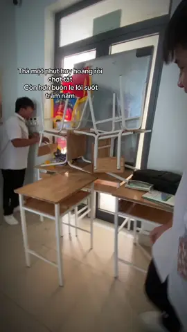 Ðoạn video ghi lại hình ảnh của lớp học bình yên trước khi thảm hoạ ập đến:😭😭#school #student #highschool #thpt #cap3 