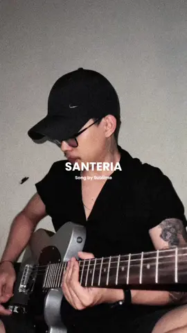 Freestyle solo : SANTERIA - SUBLIME #trend #fyppppppppppppppppppppppp #guitar #sologuitar #guitarcover #guitarist #fyp 