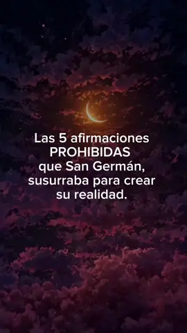 ✨ Las afirmaciones prohibidas que transforman tu realidad ✨ Pocas personas saben esto… Estas frases no son simples palabras. Son decretos cuánticos canalizados por el maestro Saint Germain. Códigos sagrados del verbo creador que activan tu poder interno. No se rezan. Se declaran con certeza. Y cuando lo haces... tu mundo empieza a cambiar. 🔥 Déjalas entrar en tu frecuencia: 💰 Yo Soy la gran opulencia de Dios hecha visible en mi uso ahora y continuamente. 🧠 Yo Soy la plena comprensión e iluminación de esta situación que quiero saber y comprender. 💗 Yo Soy la perfecta salud manifestada ahora, en cada órgano de mi cuerpo. 🛡️ Yo Soy la puerta abierta que ningún humano puede cerrar. 🕊️ Yo Soy el poder y la presencia de Dios, que elimina toda duda, confusión y temor que pueda haber en mi mente. No es magia. Es tu verdad recordada. Eres creador. 💬 Comenta “Activo mi verdad” si sentiste que estas afirmaciones resonaron contigo. 📤 Compártelo con alguien que también está listo para recordar quién es. 👇 Y si quieres aprender a manifestar con estructura, guía y comunidad… Ve al link de mi perfil y accede al Manual de Manifestación 2.0 💫 #desarrollopersonal  #abundancia  #leydeatracción  #manifestación  #universo  #espiritualidad  #yosoy  #despertarespiritual  #manifestaciónconsciente  #crecimientopersonal  #maestro  #manifestacion  #manifestar  #reprogramatufrecuencia 