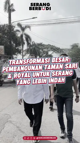 Serang Bersiap Lebih Indah! ✨ Bayangkan jika Taman Sari dan Royal tampil lebih cantik, nyaman, dan menjadi kebanggaan bersama 🌸. Hari ini, kami meninjau langsung lokasi yang akan segera dibangun demi mempercantik wajah Kota Serang — langkah nyata untuk menata ibu kota agar benar-benar mencerminkan jati dirinya. 🏙️ Mari kita dukung bersama, karena keindahan kota bukan hanya milik pemerintah, tapi milik kita semua. 💚 👉 Serang, siapkah kita menyambut wajah baru ibu kota sesungguhnya? @budirustandi.official  #serangberbudi #menata #royal #walikotaserang #malioboro #pembangunan #fyp 
