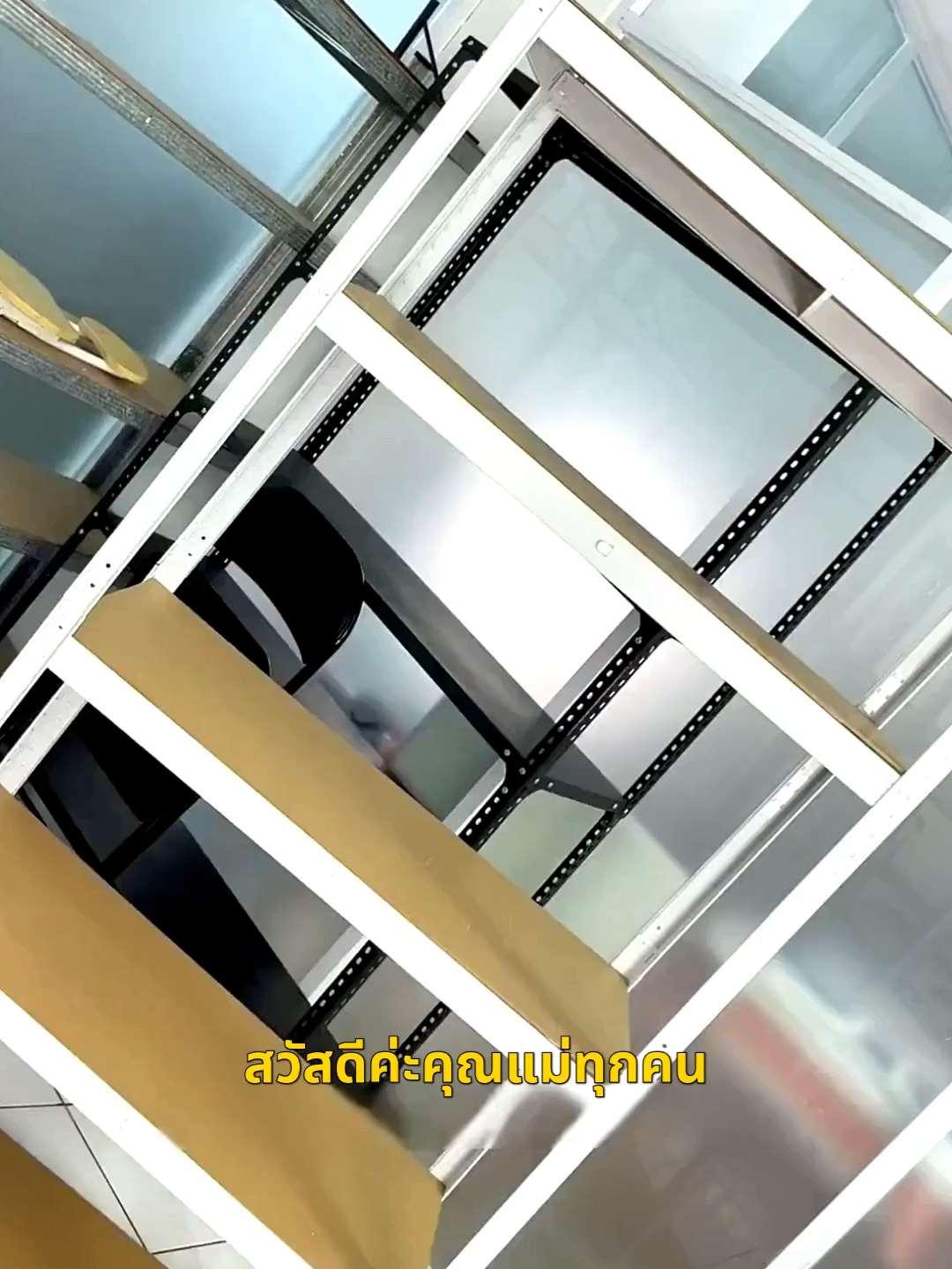 【มี 3 สี】ชั้นวางของ 3/4/5/6ชั้น สแตนเลส+ไม้ รับน้ำหนัก 800KG แข็งแรงมาก ชั้นวางของครัความจุแบริ่งที่แข็งแกร่ง shelf