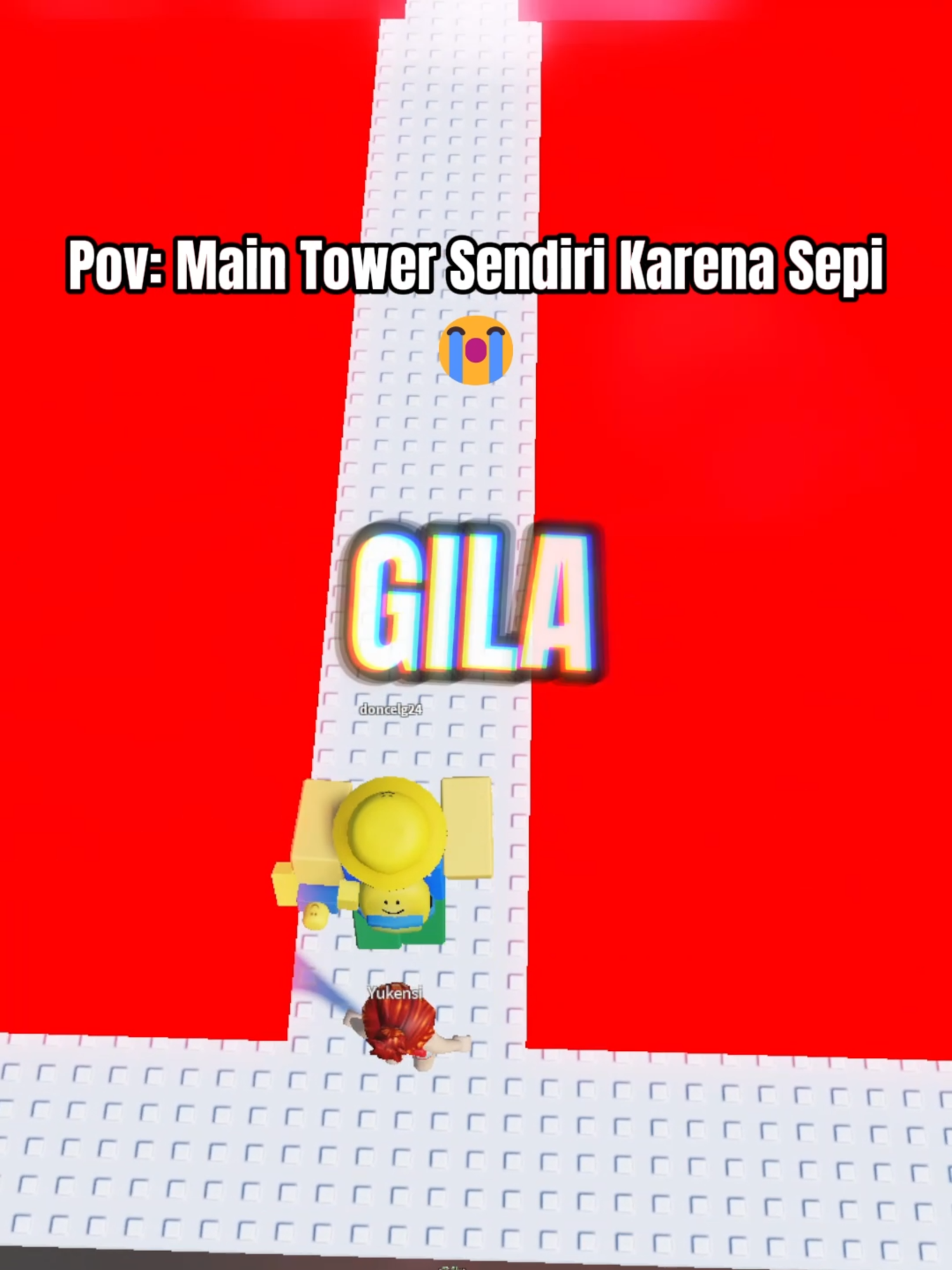 Rasa Ini Tower (Please mainin) #roblox #robloxtutorial #wallhop #wallflick #fyp #robloxindonesia #gamingtiktok #robloxparkour #tutorialroblox #fyppppppppppppppppppppppp #robloxtrick #fypシ #drama #dramatiktok #robloxpc #keyboardonly #tanpamouse #towerofhell #tower of hell #1