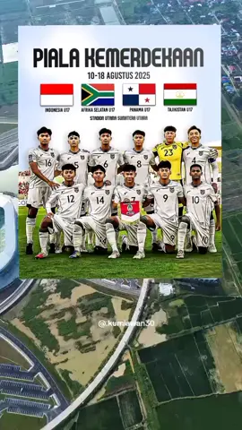 Jadwal Piala Kemerdekaan 10-18 Agustus 2025 PSSI akan menggelar Mini Tournament Kemerdekaan di Stadion Utama Sumatera Utara, Deli Serdang, sebagai bagian dari persiapan menuju Piala Dunia U-17 2025 di Qatar. #indonesiau17  #infobola  #jadwalbola 
