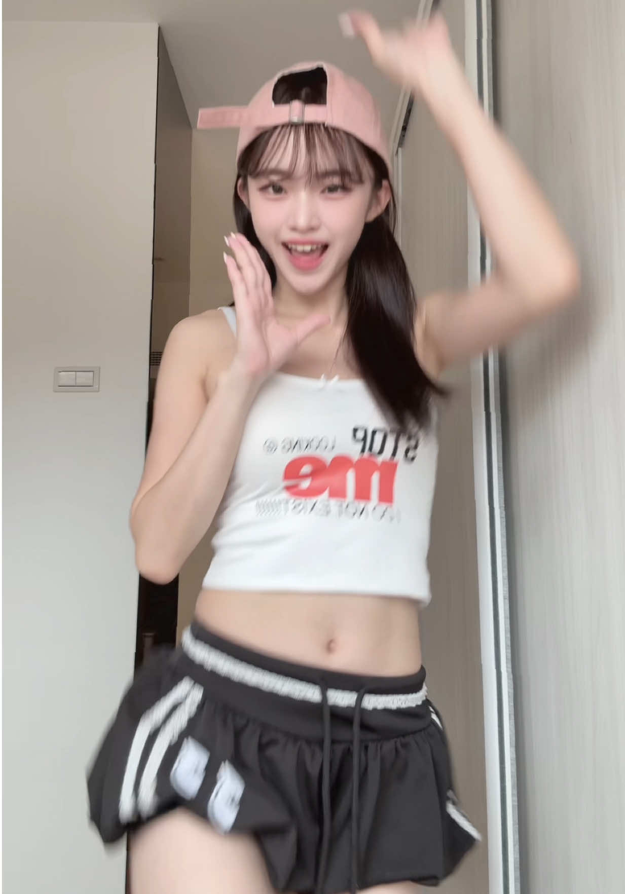 Baby 😈 . . . . . #fyp #reels #challenge #trend #tiktok #dance #OOTD #outfit #style #wiwt #챌린지 #코디 #댄스 #babymonster #ahyeon #asa #hotsauce 