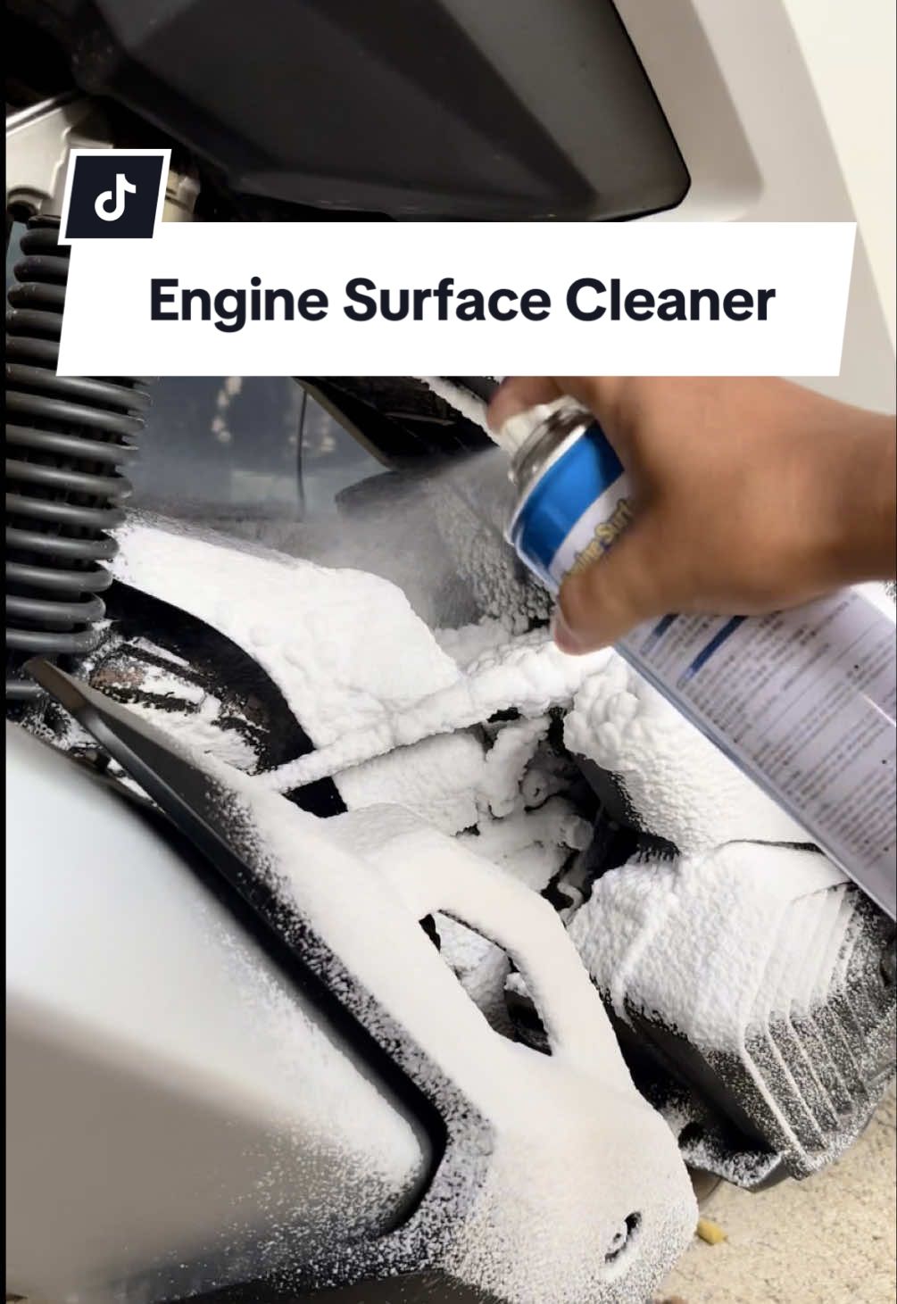 Engine Surface Cleaner Foam Spray #motorcycle #rider #car #motor #engine #spray #foam 