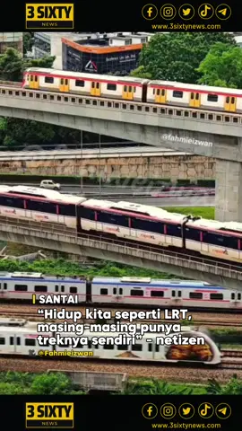 Rakaman lintasan pelbagai jenis train di landasan berbeza iaitu LRT, MRT, ERL, ETS, dan Komuter. 🎥: @Fahmie Izwan  #Train #ERL #MRT #Komuter #fyp 