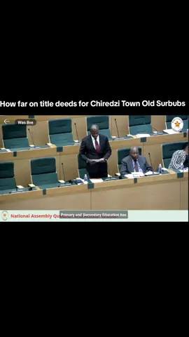The residents of Chiredzi have expressed concerns regarding the challenges they encounter in obtaining title deeds for properties acquired over two decades ago. Presented below is the response from the minister addressing this issue. #parliament  #fyp  #viralvideos 