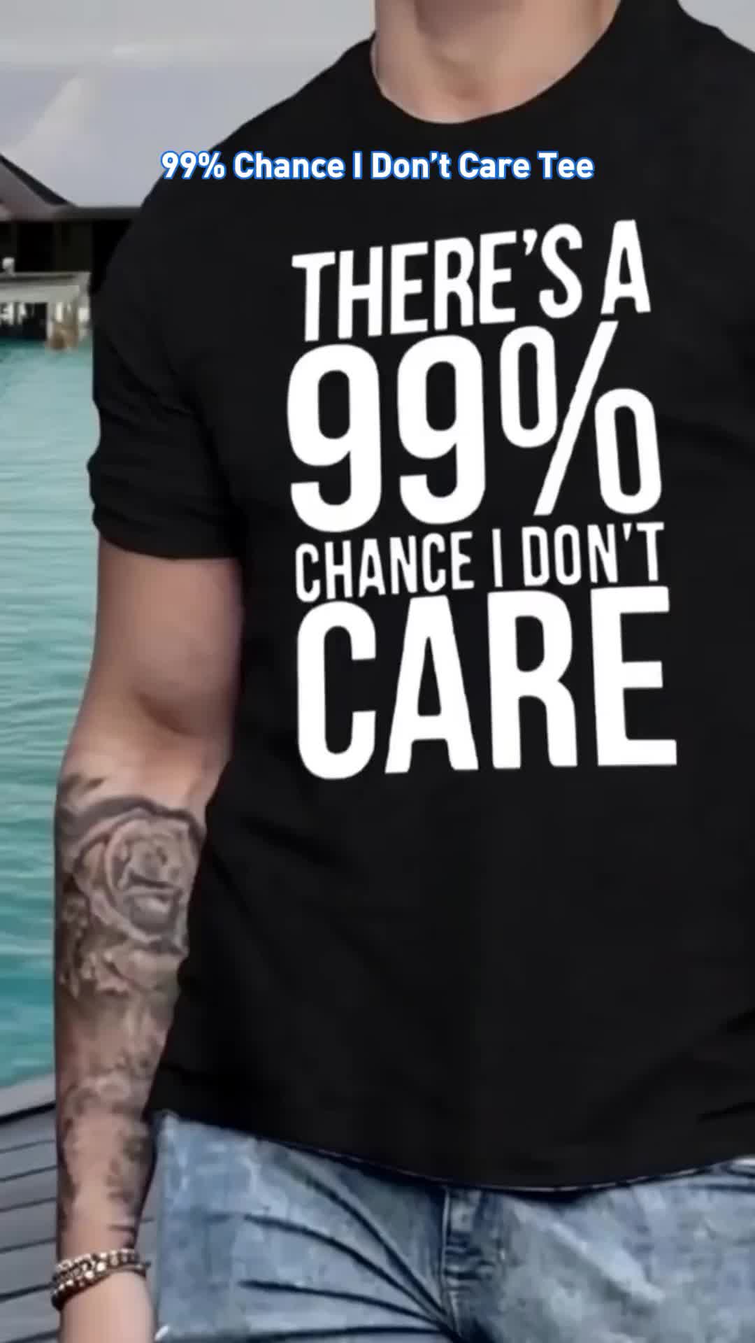 99% Chance I Don’t Care T-Shirt – Sarcastic Humor Graphic Tee for Men Cotton Fabric #tshirts #graphictees #shirts #teeshirt #menshirt #teeshirts #menshirts #tshirtdesign #graphicsweatshirt #mensshirts