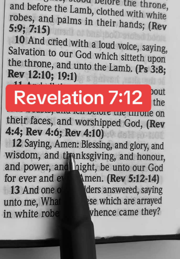 Revelation 7:12 #bible #bibleverse #biblestudy #bibleverses #worship #worshipmusic #pray #prayer #prayers #amen #bigname079 