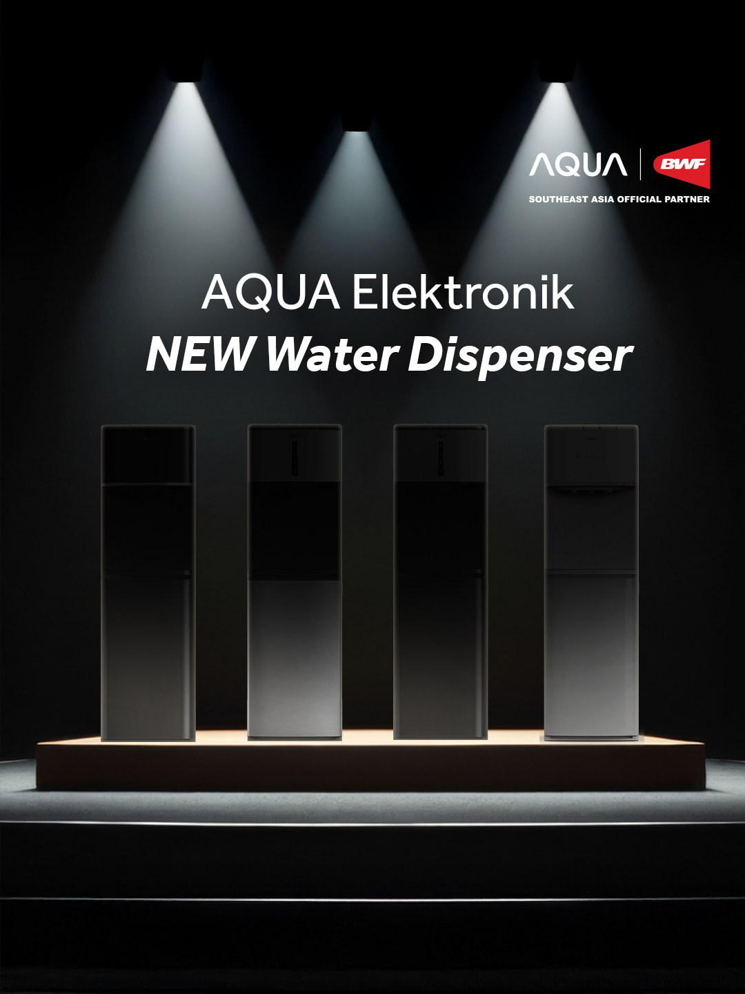 Siap-siap! Lineup water dispenser 2025 dari #AQUAElektronik akan bikin rutinitas minum di rumah jadi makin segar, praktis, dan nyaman. SEGERA! ✨ #AQUASmartHome #GlobalNo1