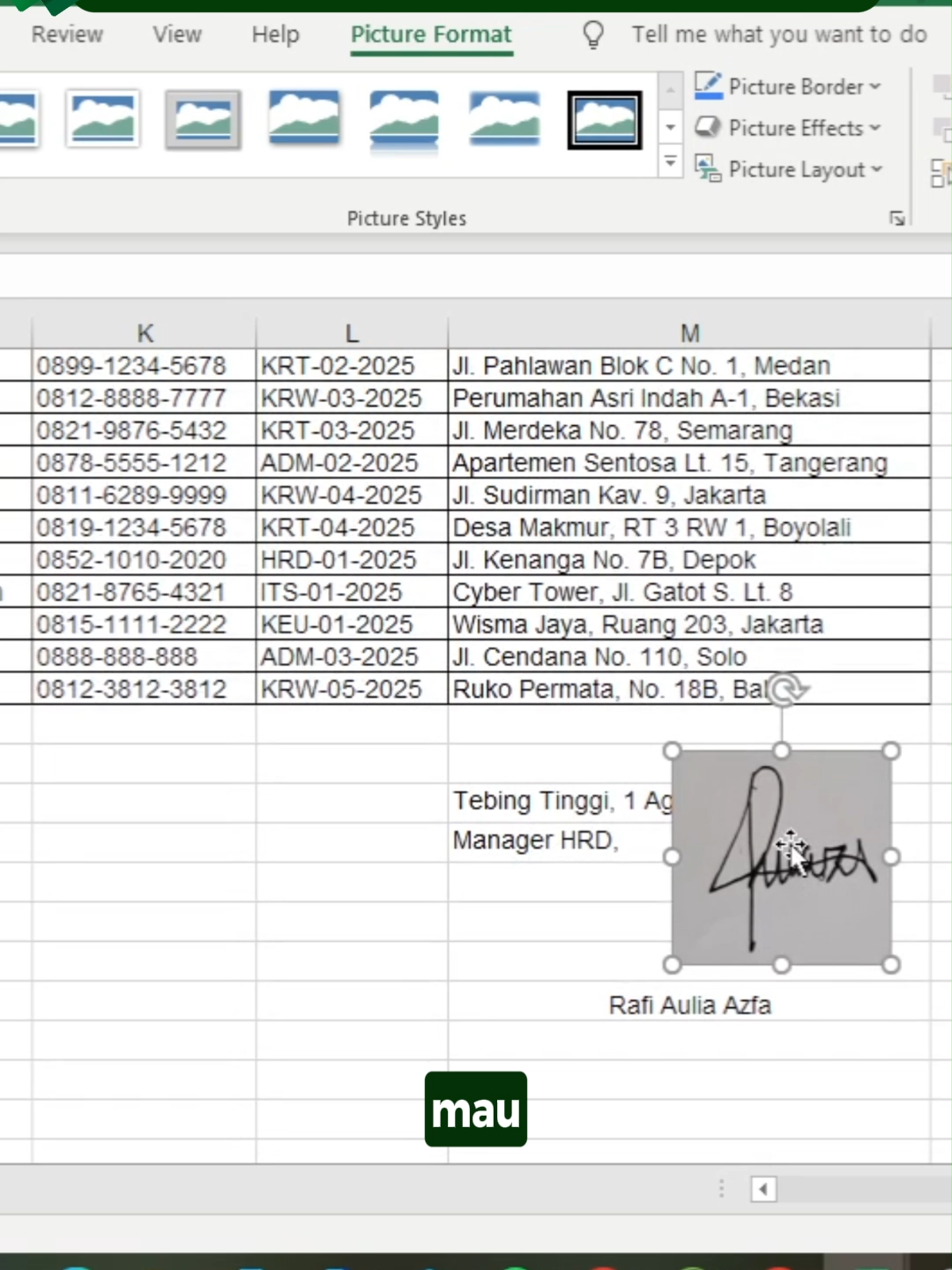 Excel Hack: TTD Jadi Transparan! Kesel gak sih kalau background TTD nutupin tulisan di laporan penting? Nih solusinya biar auto rapi dan kelihatan profesional! Kalian sering pakai TTD digital buat apa aja? Coba share di komen! 👇 #Excel #Exceltricks #tipsexcel #TandaTangan #kerjacerdas #workhack #mahasiswa #tipskerja #serunyabelajar #laporan #skripsi #tutorialexcel #samasamabelajar #MicrosoftExcel #fyp