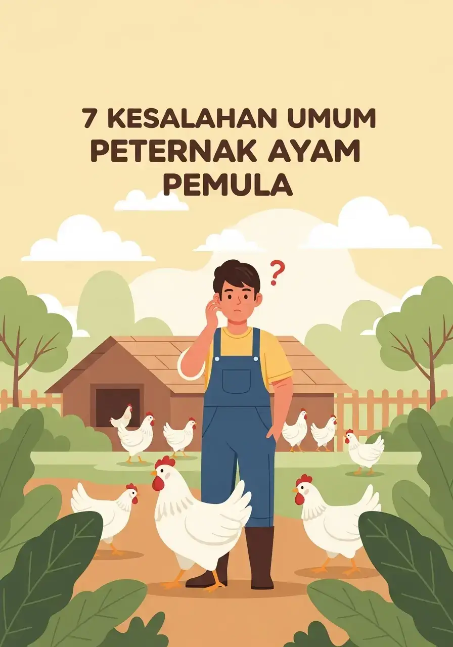 Jadi peternak ayam nggak semudah kelihatannya, ya! Banyak hal yang harus diperhatikan agar hasilnya maksimal. Berikut 7 kesalahan yang sering dilakukan oleh peternak ayam pemula dan harus kamu hindari agar ternakmu sehat dan menguntungkan! Jangan sampai salah pilih jenis ayam, keliru dalam memberi pakan, atau abai dengan vaksin dan obat!  Kalau kamu nggak mau usaha ternakmu boncos, yuk pelajari setiap poinnya dan hindari kesalahan-kesalahan ini. Apa kesalahan yang pernah kamu alami atau temui saat jadi peternak ayam pemula? Share di kolom komentar ya! 👇 #PeternakanAyam #TernakAyam #AyamSehat #PeternakPemula #PakanAyam #KandangAyam #TernakSukses #AyamPedaging #PeternakanIndonesia #TipsPeternakan