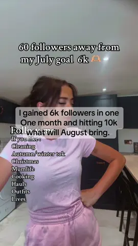I gained 6k followers last month. What will this month bring 🫶🏼 #firstofthemonth #10k #followers #trend #fyp #manifesting 