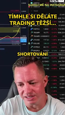 Tímhle si děláte trading mnohem těžší...