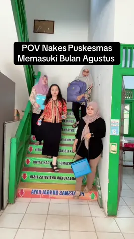Serba serbi Nakes Puskesmas di bulan Agustus🔥🔥.                   #sungairayakepulauan #puskesmas 