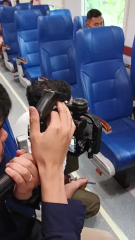 wuihhh si eceu diwawancara  railmin 121 #pecintakeretaapi #keretaapiindonesia 