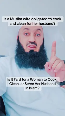 Is a Muslim wife obligated to cook and clean for her husband?.  #creatorsearchinsights #muftimenk #MarriageInIslam #WomenInIslam #SunnahLifestyle #MuslimCouples #RightsAndDuties #DeenOverCulture #LoveInIslam #PropheticMarriage #islamicknowledge #trending #muslim #islam 
