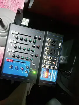 F4/F7 #Professional #Audio #Mixer 4/7 channel na built-in na EQ recording function Black Bluetooth Digital Power Video 
