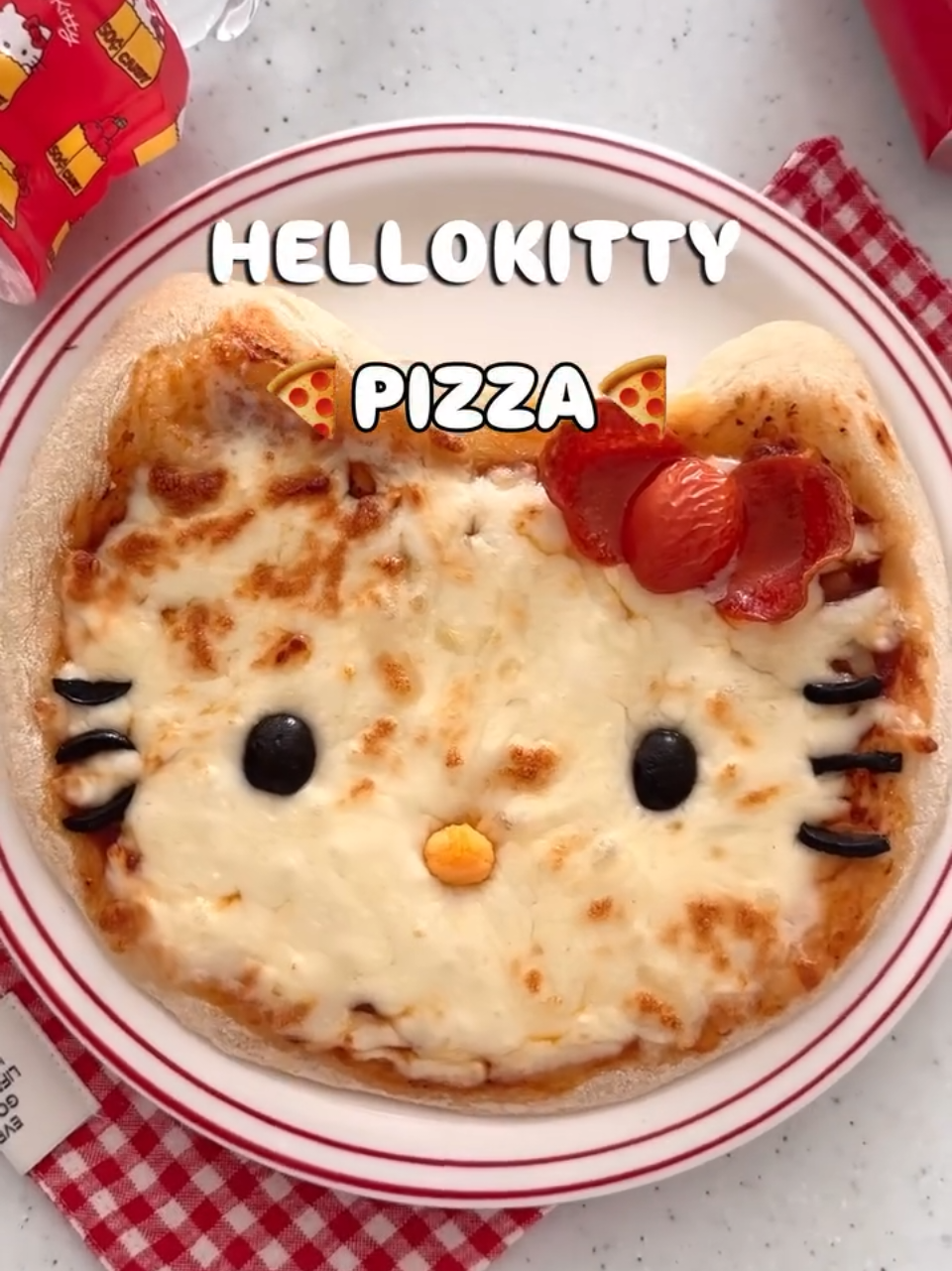 Hellokitty Pizza  ﾐ・◦・ﾐ🎀 #viral?tiktok🥰fyppppppppp #hellokittylovers🥰🥰💗💕 #kawaiiaesthetic #videoviral 