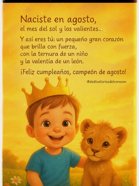 AGOSTO👑🎈FELIZ CUMPLEAÑOS CAMPEÓN 🎂💙 (apoya mi música en YouTube y Spotify encuéntranos como Dedicatorias Del Corazón 😊🙏) #agosto #congratulations #happybirthday #felizcumpleaños #felizcumple #cumpleañosfeliz #cumpleaños #dedicatoriasdelcorazón 