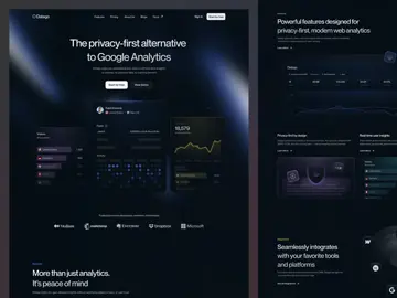 Datago is a clean and modern analytics landing page designed to present data clearly with strong visuals and easy navigation. Check it out on Dribbble: https://dribbble.com/shots/26341717-Datago-Analytics-Landing-Page #ui #ux #design 