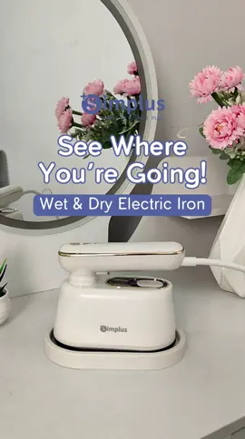 See where you're ironing with this electric iron! #simplus #simplusph #homeappliances #homeessentials #house #cleaningtiktok #ironing #fashion