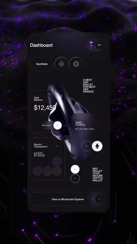 Hi friends ! Exploring New Possibilities! Bringing ideas to life with @Spline Spline & Framer a perfect combo for blending 3D elements into sleek mobile experiences.  Just wrapped up a NeoWallet concept, where futuristic design meets smooth interactions. The power of 3D & motion in web and app design is next level! Stay tuned for more this is just the beginning!  #motion #animation #3d #website #app                         