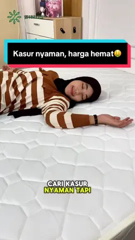 Kasur nyaman, harga hemat🤑 Bonnel spring kokoh, foam empuk, cover adem. Cek keranjang kuning sekarang sebelum kehabisan! #KasurZinus #kasur #Zinus #ReviewKasur #kasurnyaman
