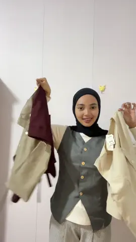 kalap deh akuu liat vest yang murceu murceu #vest #review #outfitideas #vestwanita 