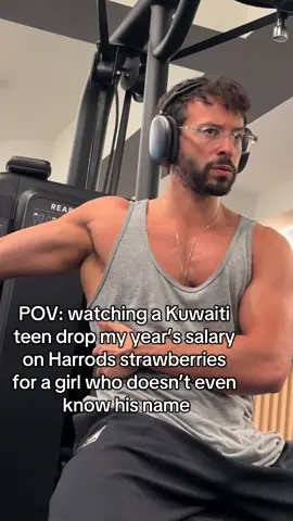 He’s saved in her phone as “Strawberry Guy 🇰🇼🍓”