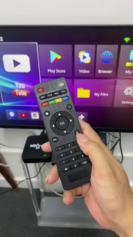 How to use the mouse button on the remote control of the MXQ PRO smart TV box?#mxq #smarttvbox #mxqpro #android #tvbox4k #tvboxandroid #googletv #globotv #globo#androidtvbox 