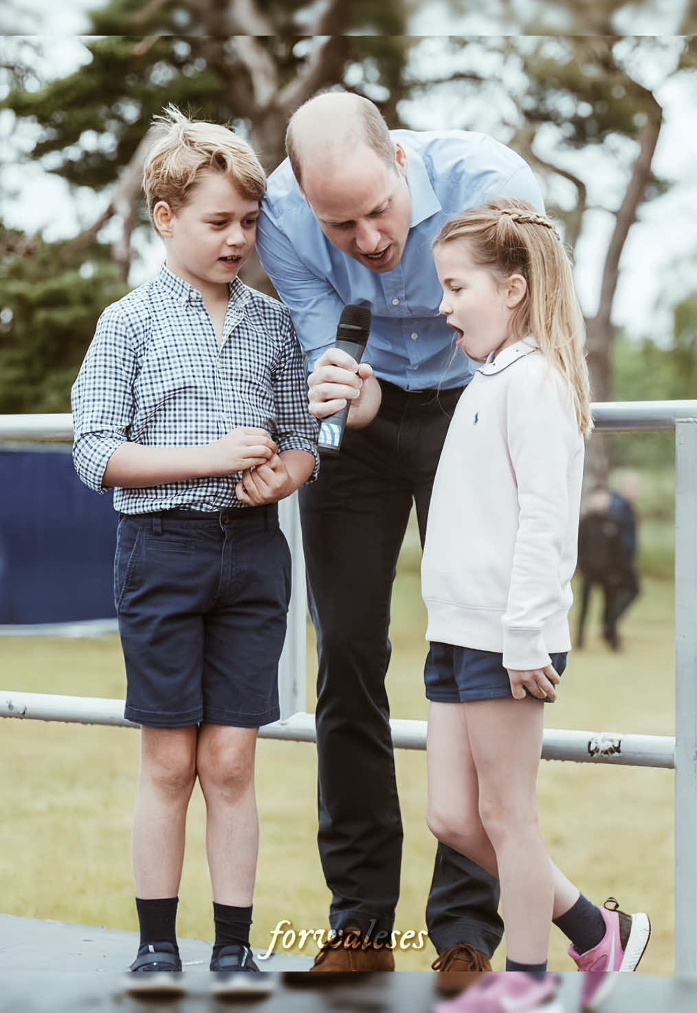 lovely moment between prince william & his daughter princess charlotte during the sandrigham marathon back in 2021 💌 ★ — #royalfamily #princewilliam #princesscharlotte #walesfamily #fyp