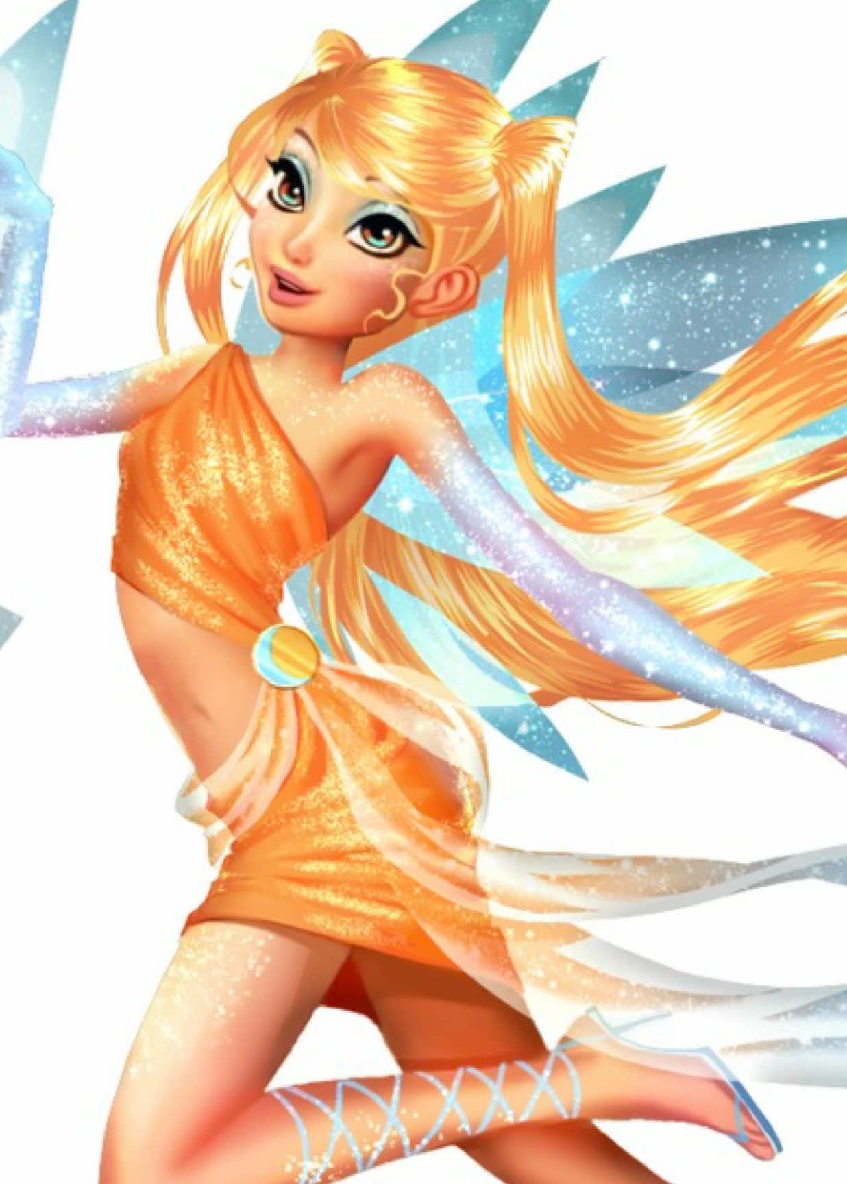 Part three !!! This time I did Stella ⭐️ Who should I do next? #winxreboot #winx #winxredesign #winxstella #redesign #digitalart #winxclub #fanart #winxclubreboot #stellawinx #ibispaintx #fyp #fairy 