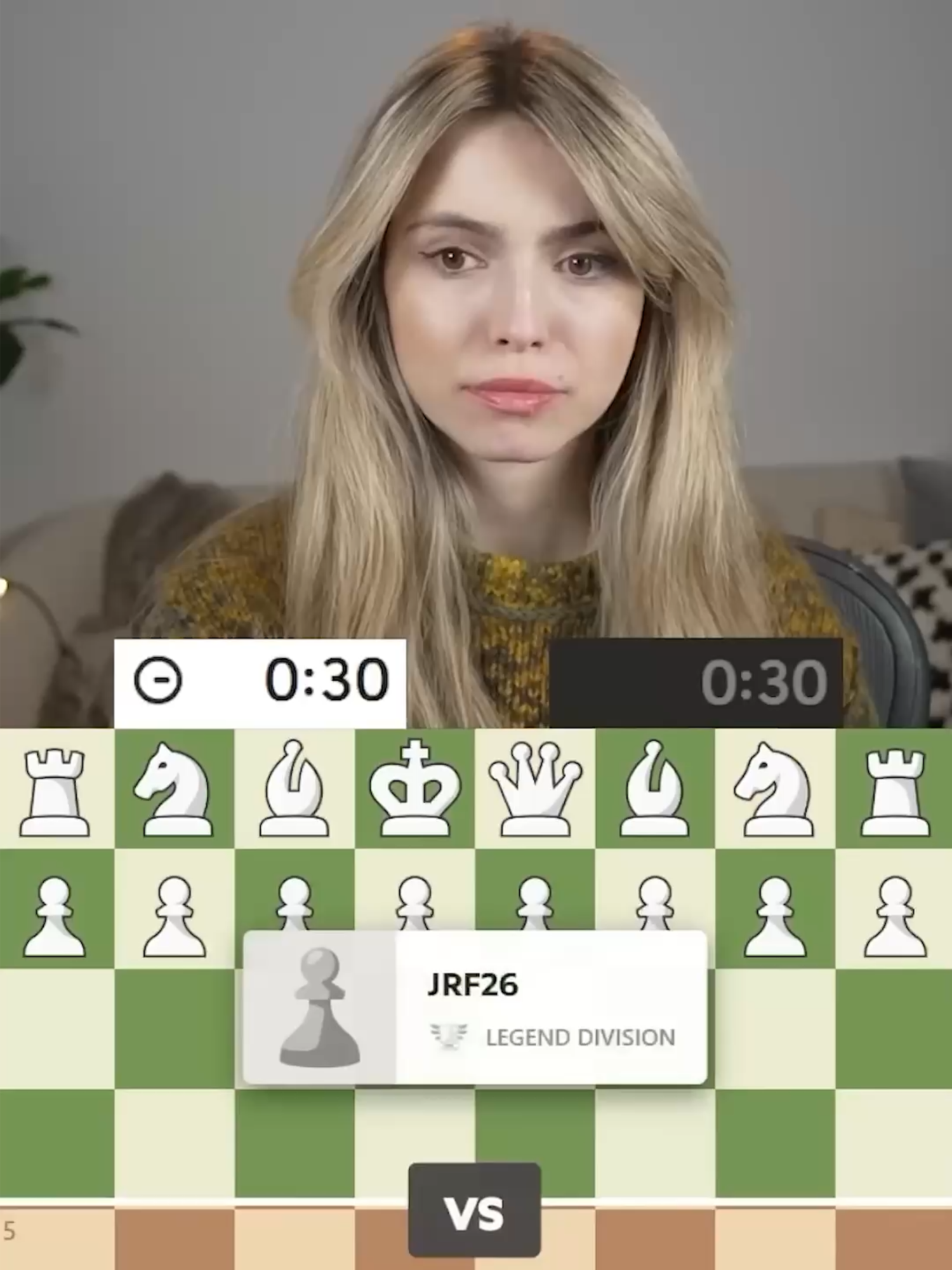 Winning With The Cow #annacramling #xycba #chessplayer #viralvideos #chesstok♟️