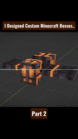 I Designed Custom Minecraft Bosses... #3dgame #gamedev #gameart #blendertutorial #blender3d 