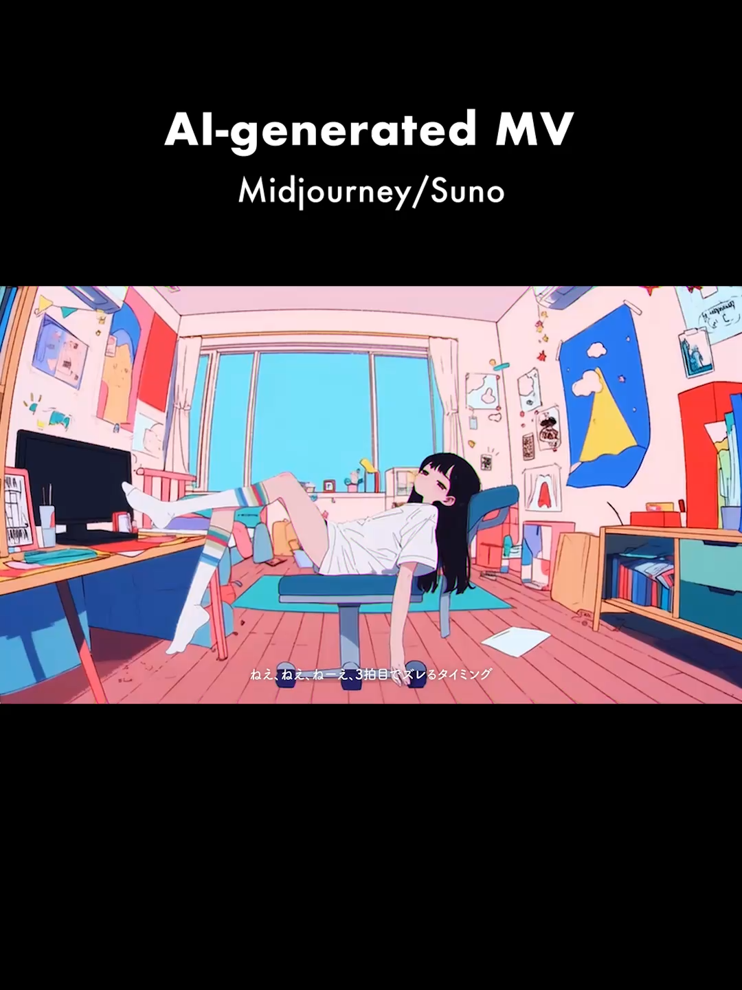 Lazy talk | AI generated MV #suno #midjourney #nijijourney