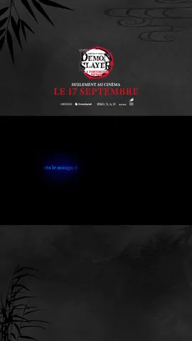 🇫🇷 L’histoire s’écrit AUSSI en VF. 🇫🇷 On se retrouve dès le 17 septembre pour vivre Demon Slayer : Kimetsu no Yaiba La Forteresse Infinie au cinéma ! Qui sera au rendez-vous ? 🍿