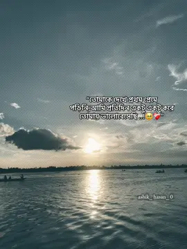 “তোমাকে দেখে প্রথম প্রেমে পড়িনি, আমি প্রতিদিন একটু একটু করে তোমায় ভালোবেসেছি #foryoupage #foryou #foryoupage #fypage 