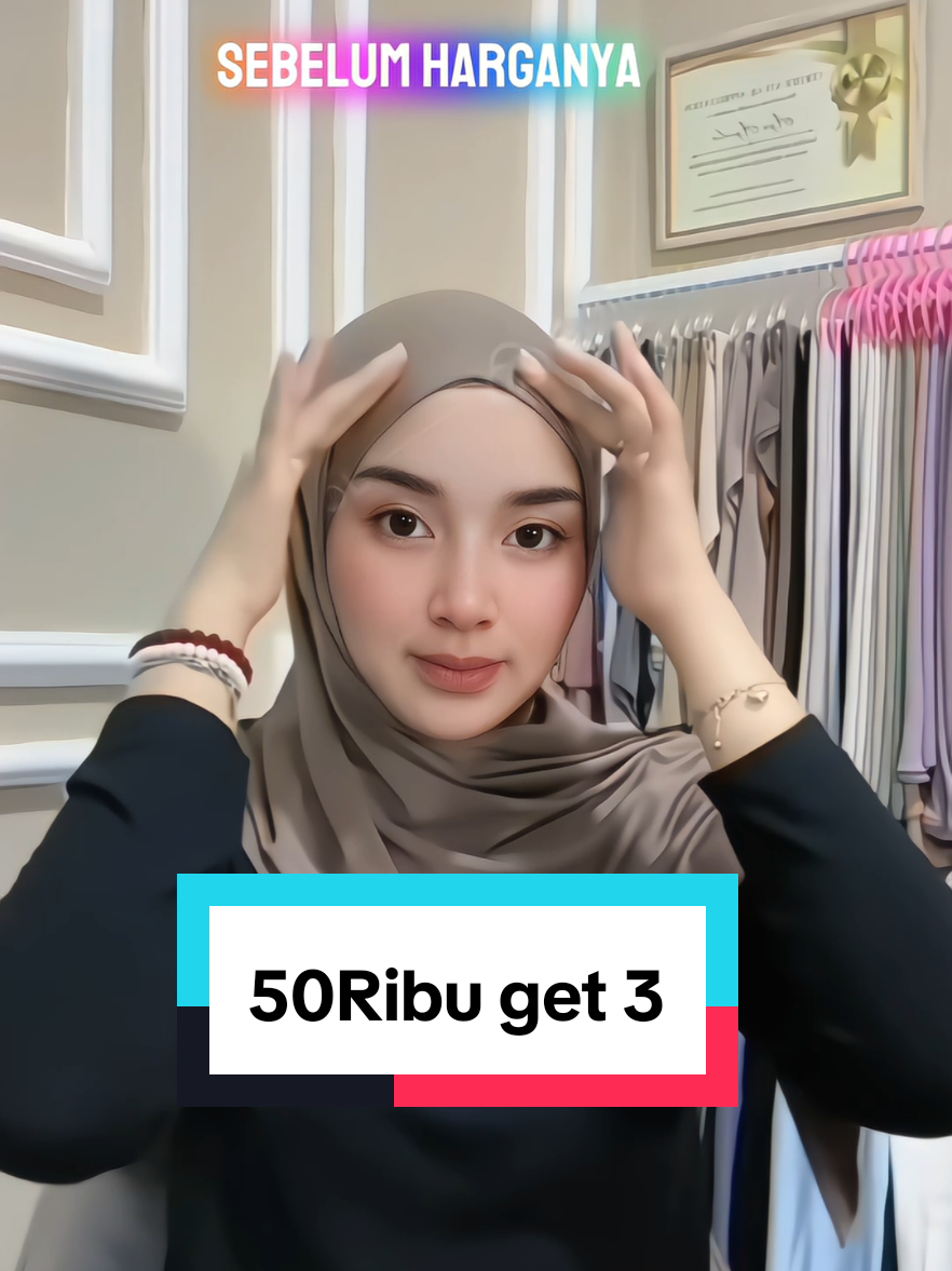 promo 50Ribu get 3 #hijabsegitiga #segitigainstan #trendinghijab 