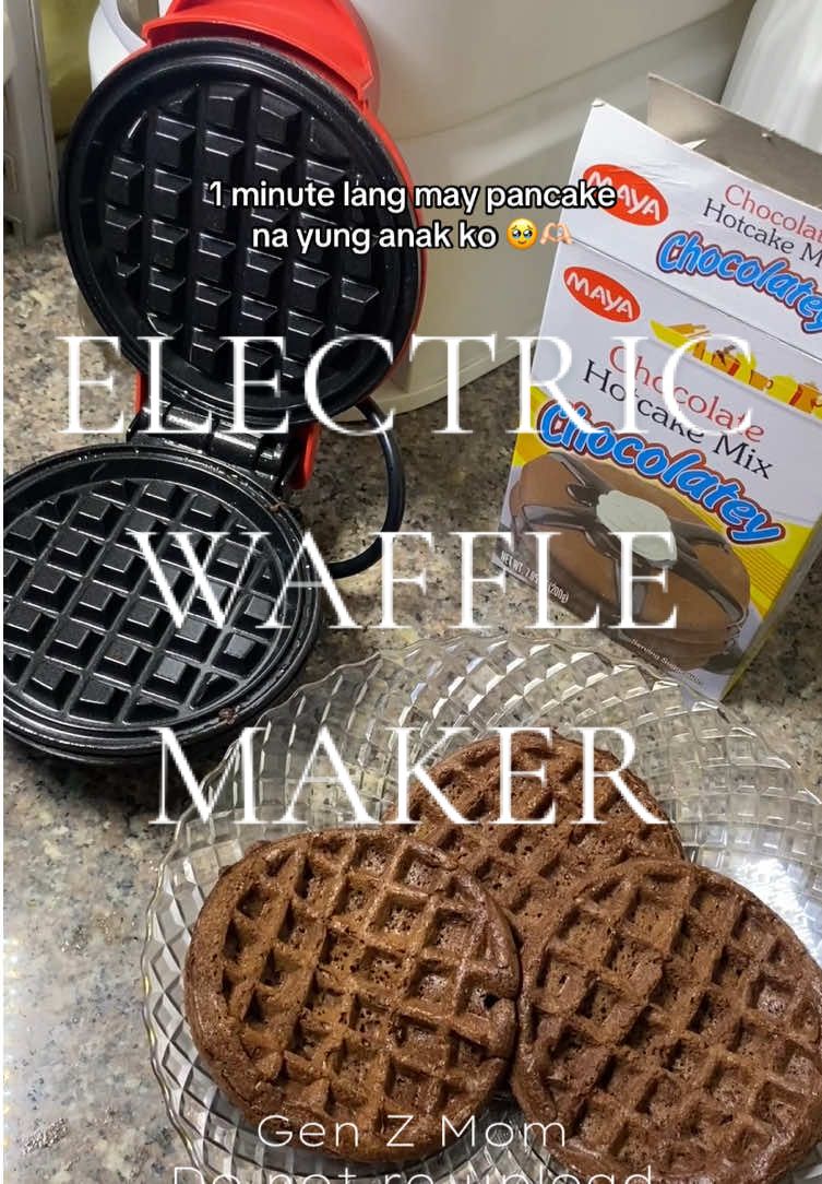 Time saver talaga itong mini electric waffle maker 🫶🏻🧇🥞 #minielectricwafflemaker #electricwafflemaker #pancakemaker #kitchenfindsph 